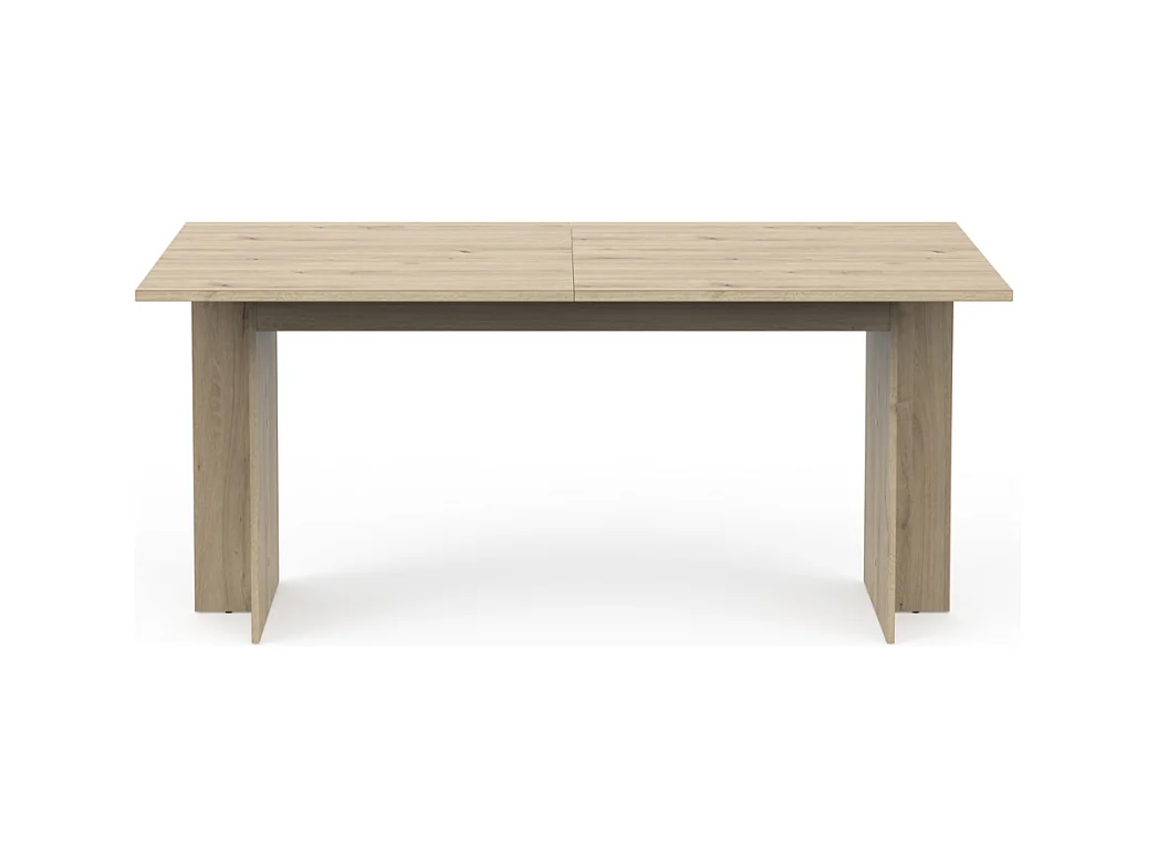 Table extensible de 166 à 200 cm décor chêne royal foncé - LEAD