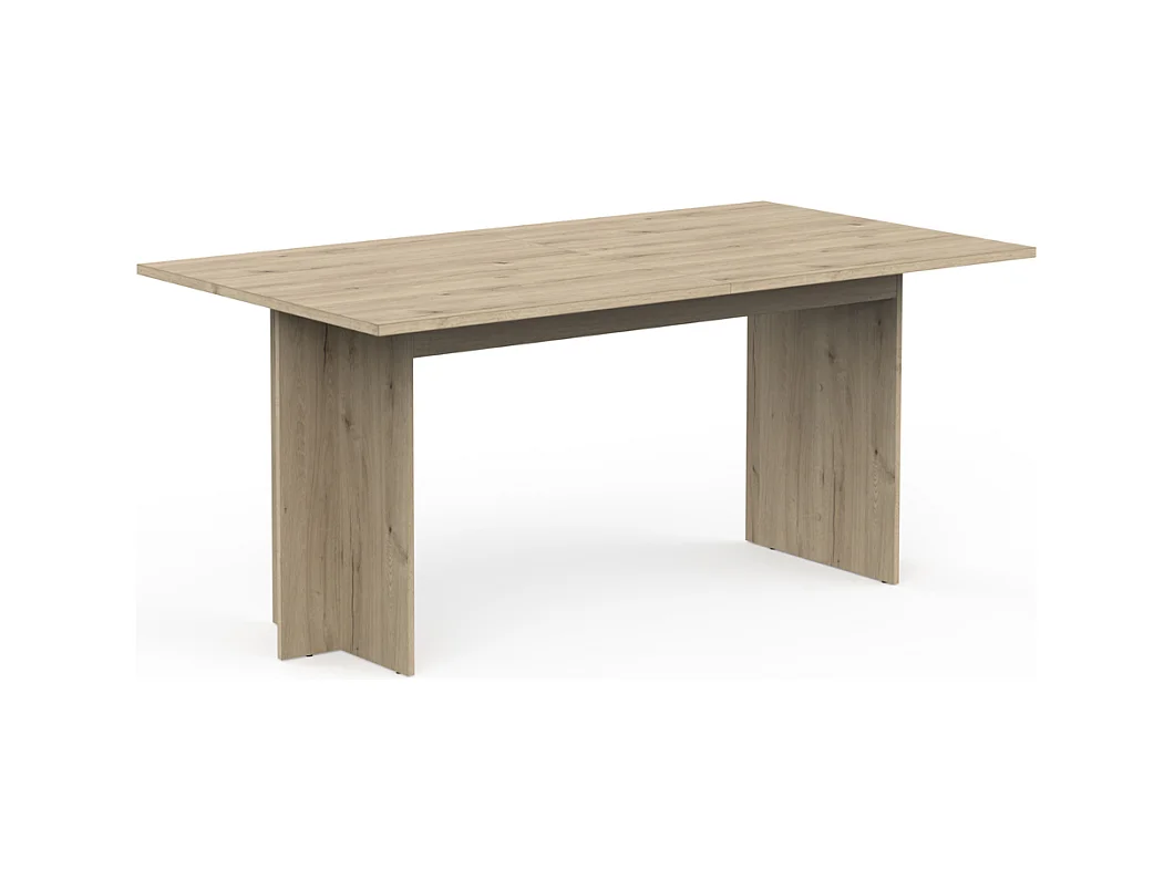 Table extensible de 166 à 200 cm décor chêne royal foncé - LEAD