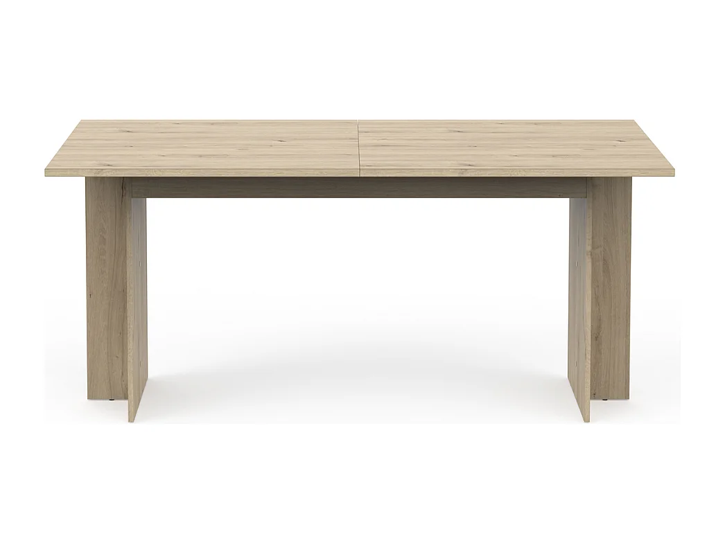 Table extensible de 166 à 200 cm décor chêne royal foncé - LEAD