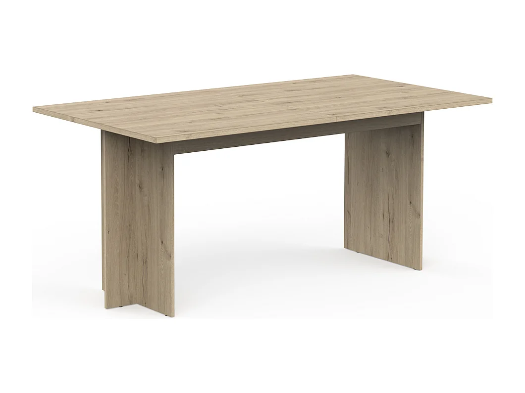 Table extensible de 166 à 200 cm décor chêne royal foncé - LEAD