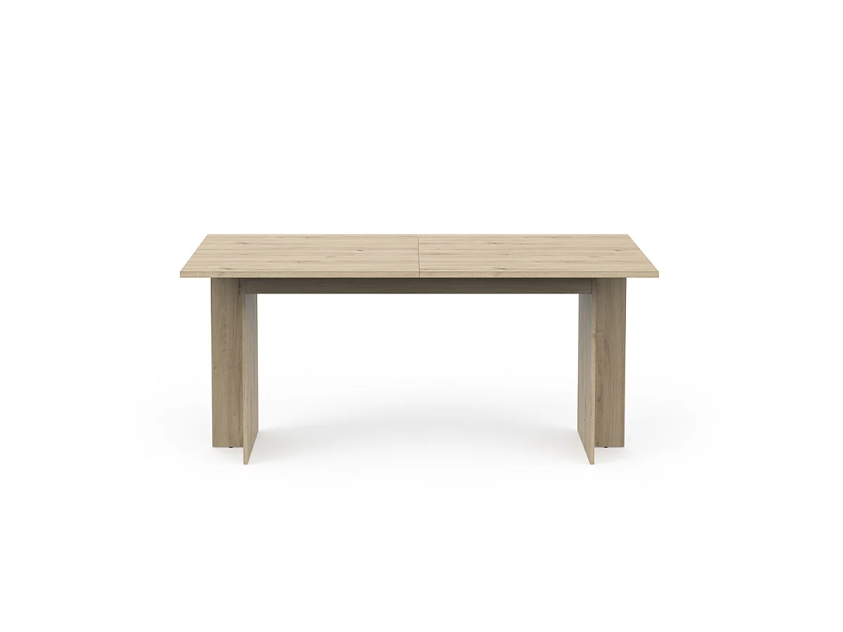 Table extensible de 166 à 200 cm décor chêne royal foncé - LEAD