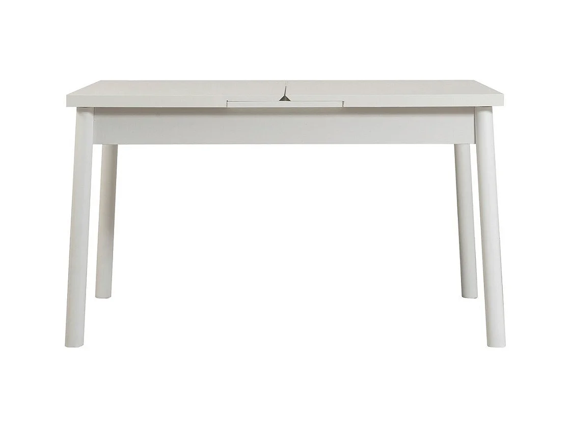 Table à manger extensible de 120 à 150 cm décor pin atlantique - SANTIAGO