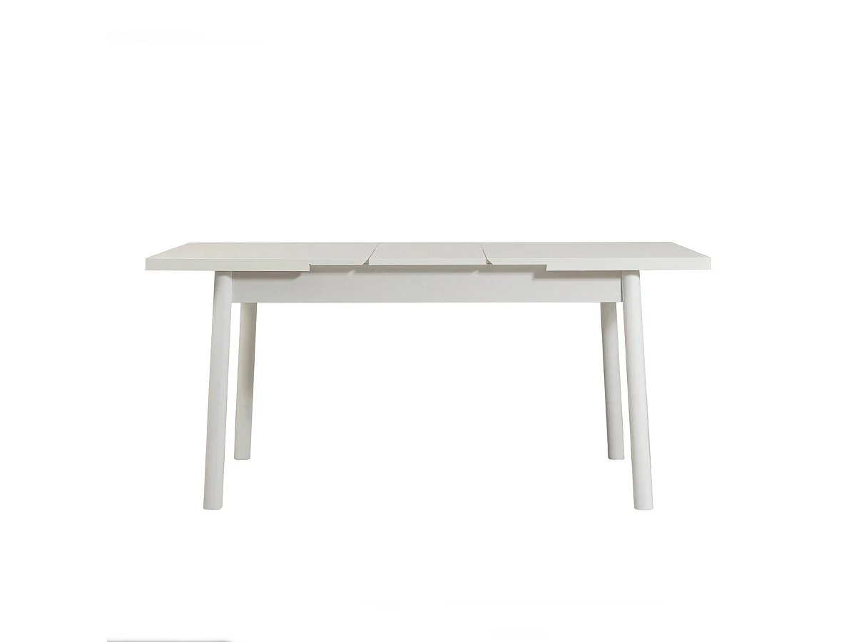 Table à manger extensible de 120 à 150 cm décor pin atlantique - SANTIAGO