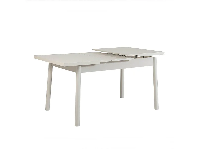 Uitschuifbare eettafel van 120 tot 153 cm in Atlantisch dennenhout - SANTIAGO