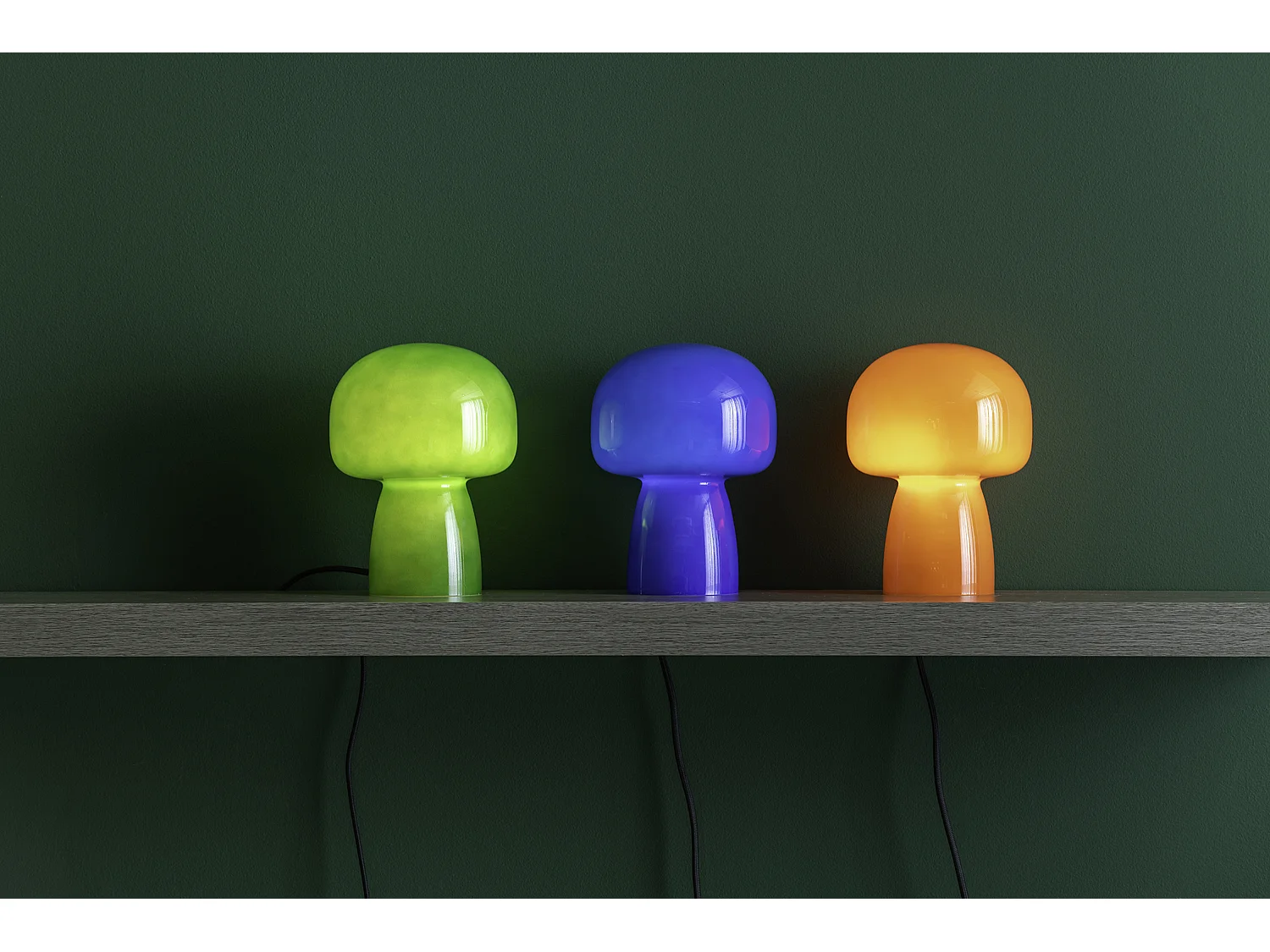 Tafellamp Fervor  - 15x15x20 cm - Groen