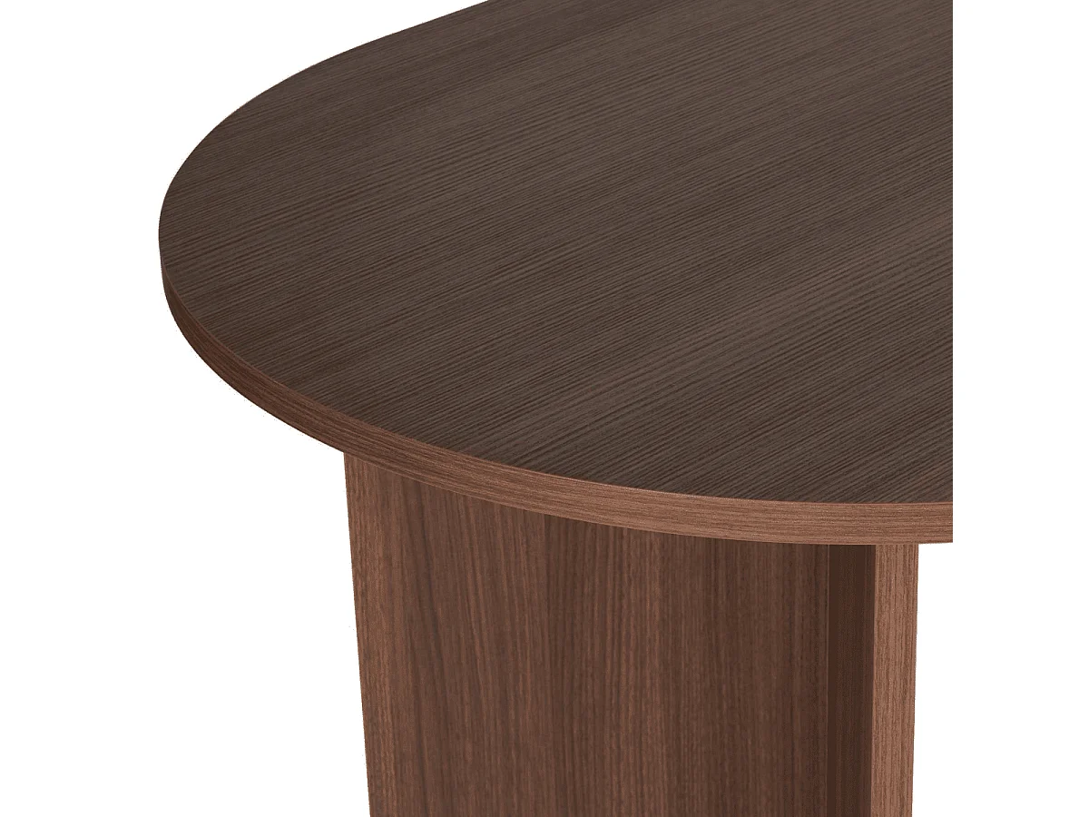 Table à manger avec bords arrondis L180 cm - SABLE