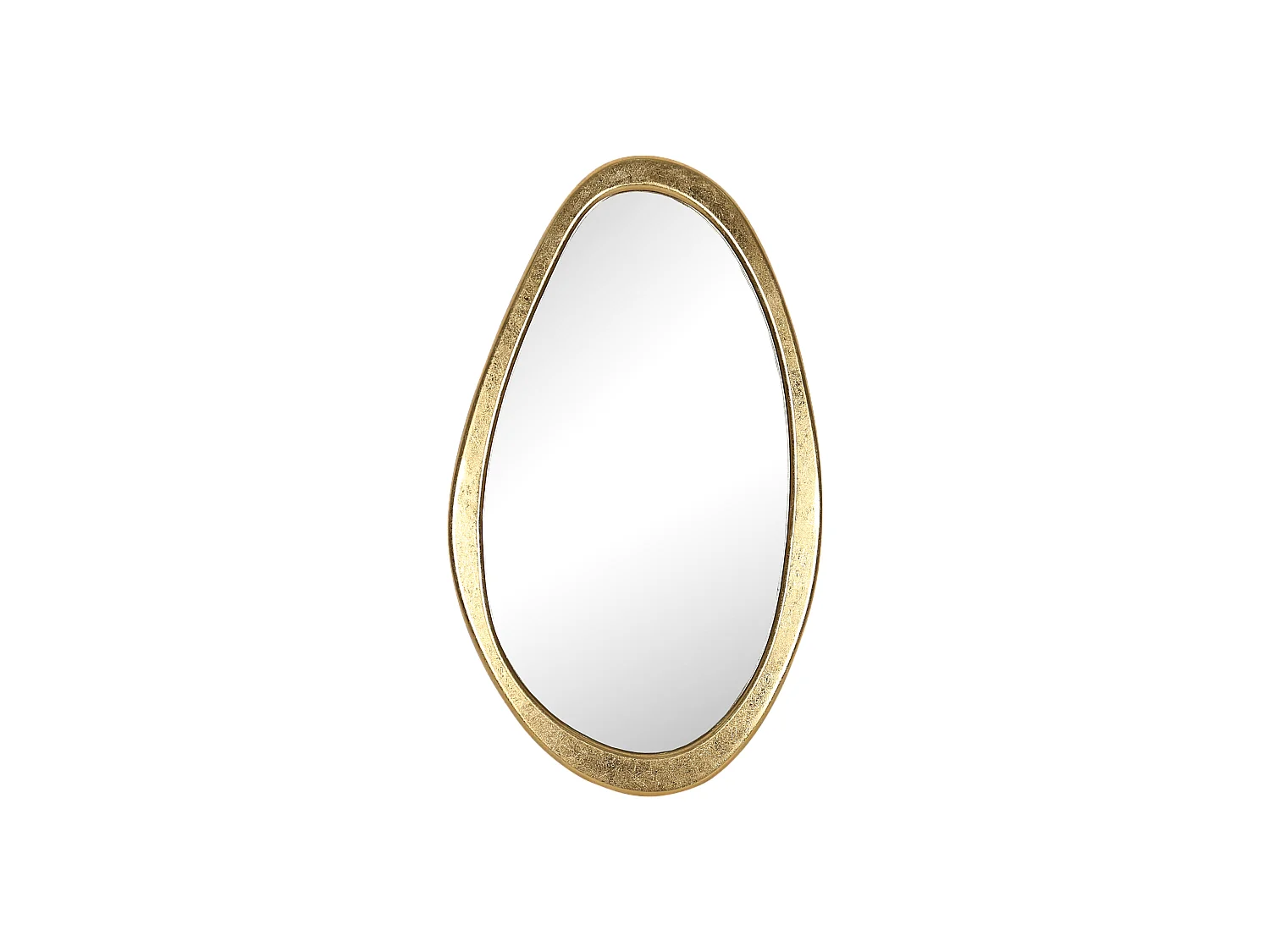 Miroir organique doré 47x80cm