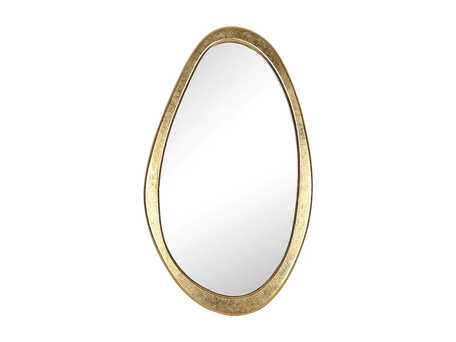 Miroir organique doré 47x80cm