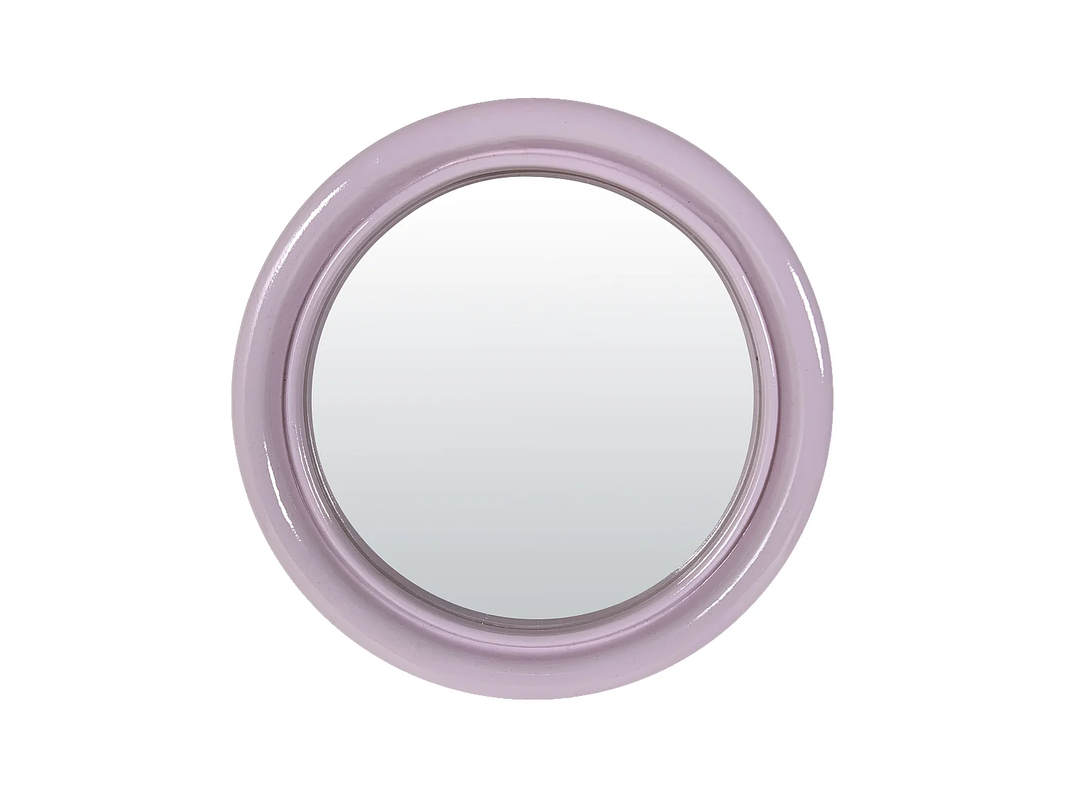 Miroir color rond lilas 14,5cm