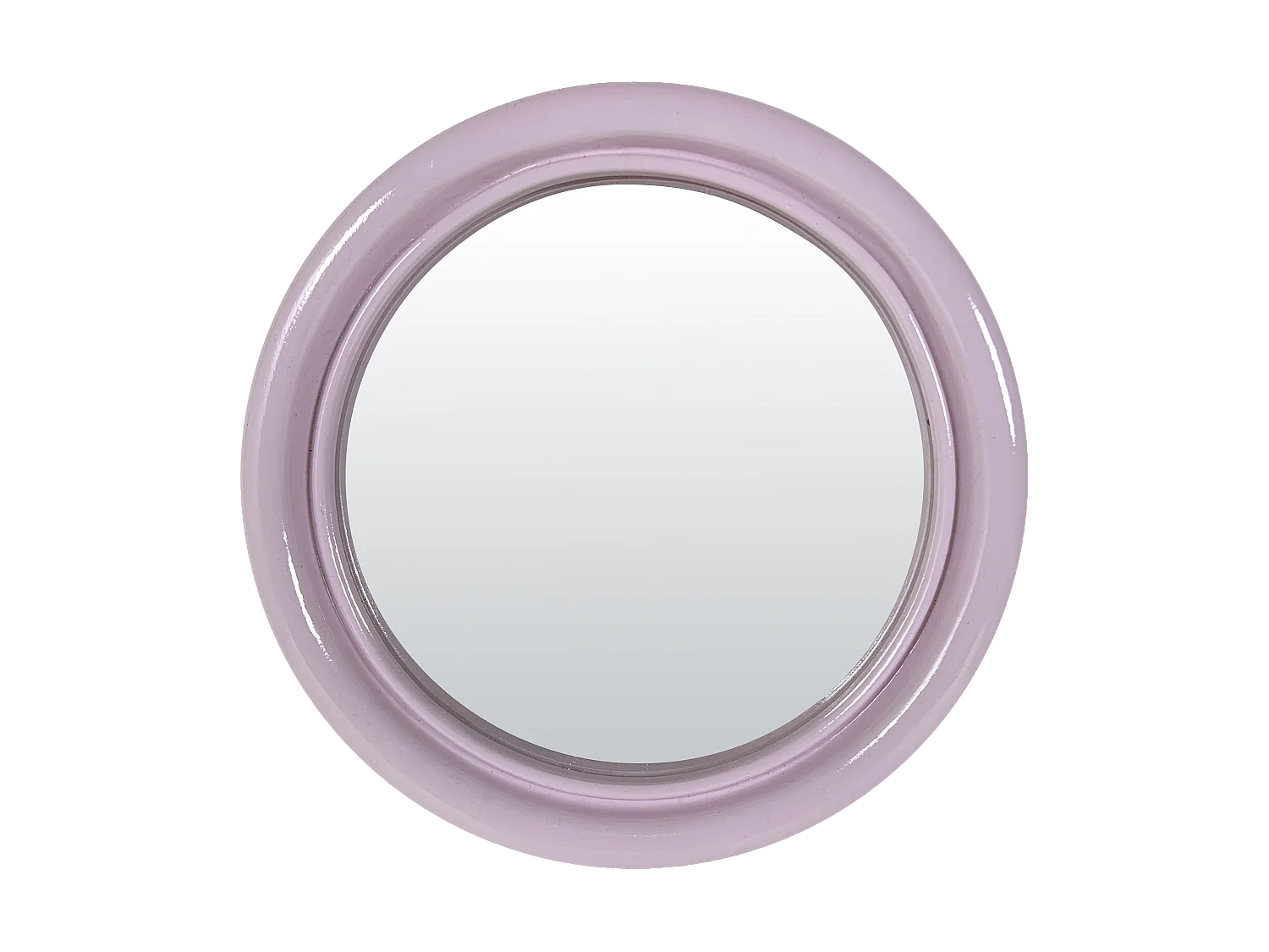 Miroir color rond lilas 14,5cm