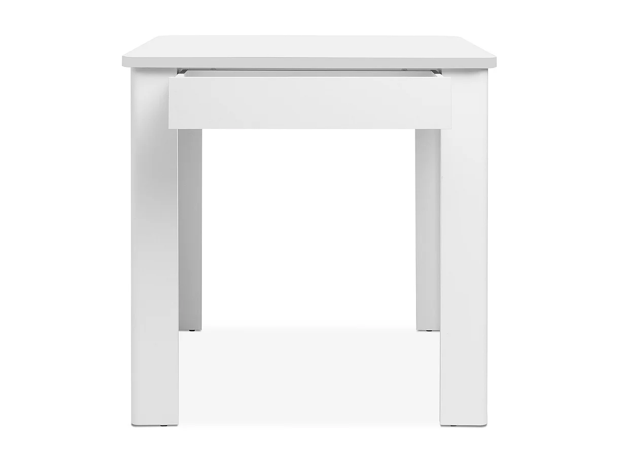 Kwadratowy stół do jadalni 80x80 cm z szufladą SKARA
