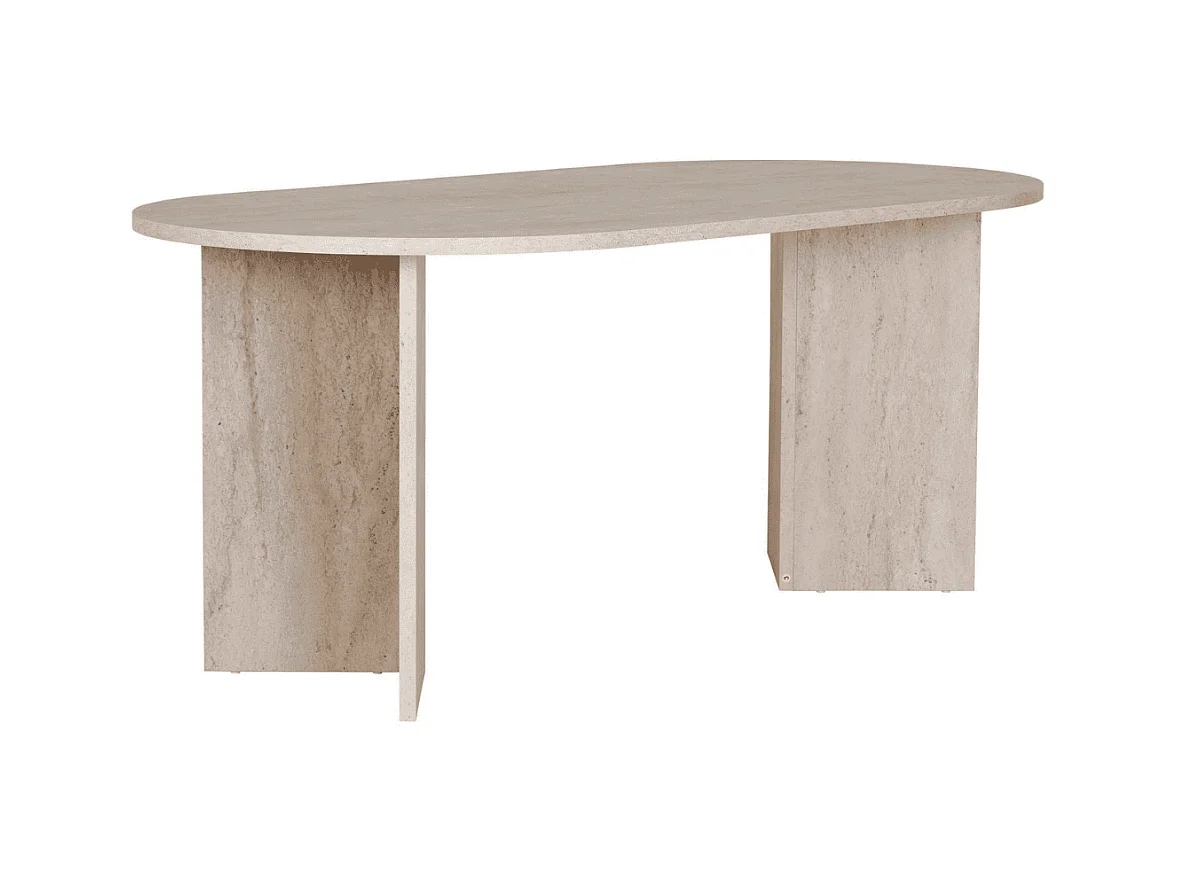 Eettafel met afgeronde randen L180 cm - SABLE