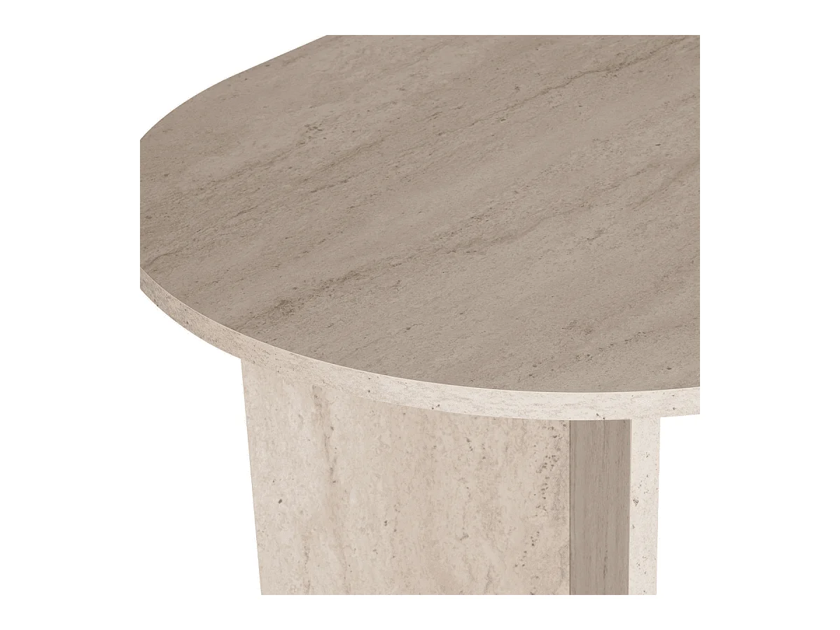 Eettafel met afgeronde randen L180 cm - SABLE