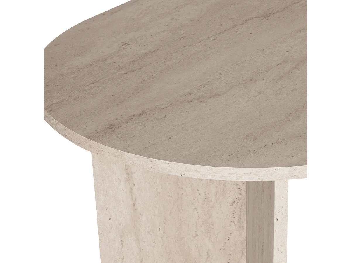 Eettafel met afgeronde randen L180 cm - SABLE