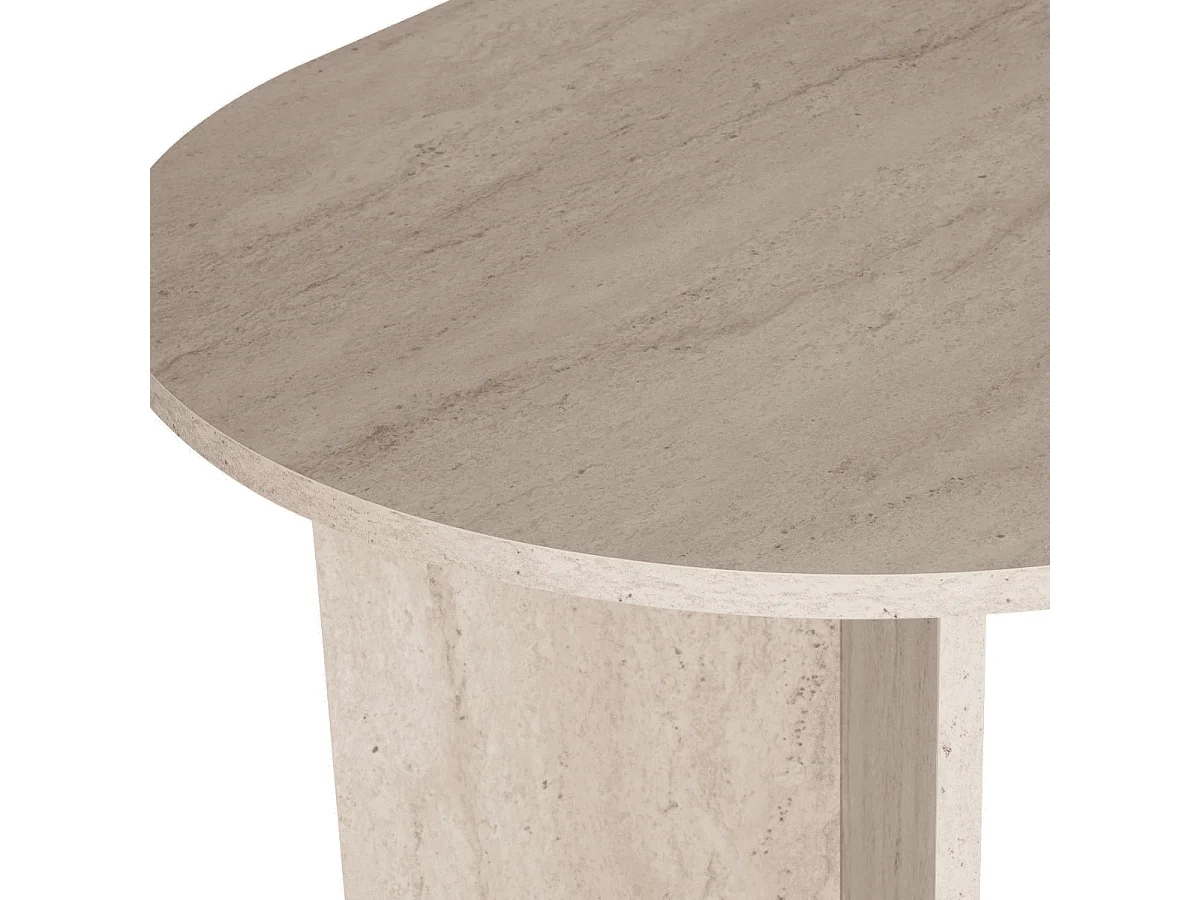 Eettafel met afgeronde randen L180 cm - SABLE