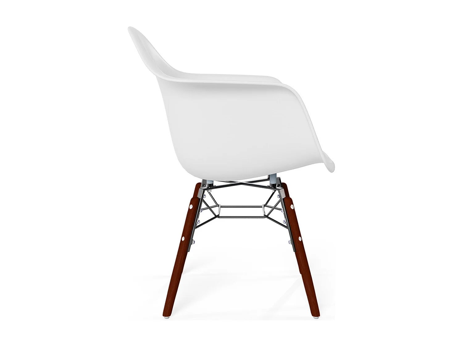 Sedia per bambini - Design scandinavo - Gambe in legno scuro - Nordika