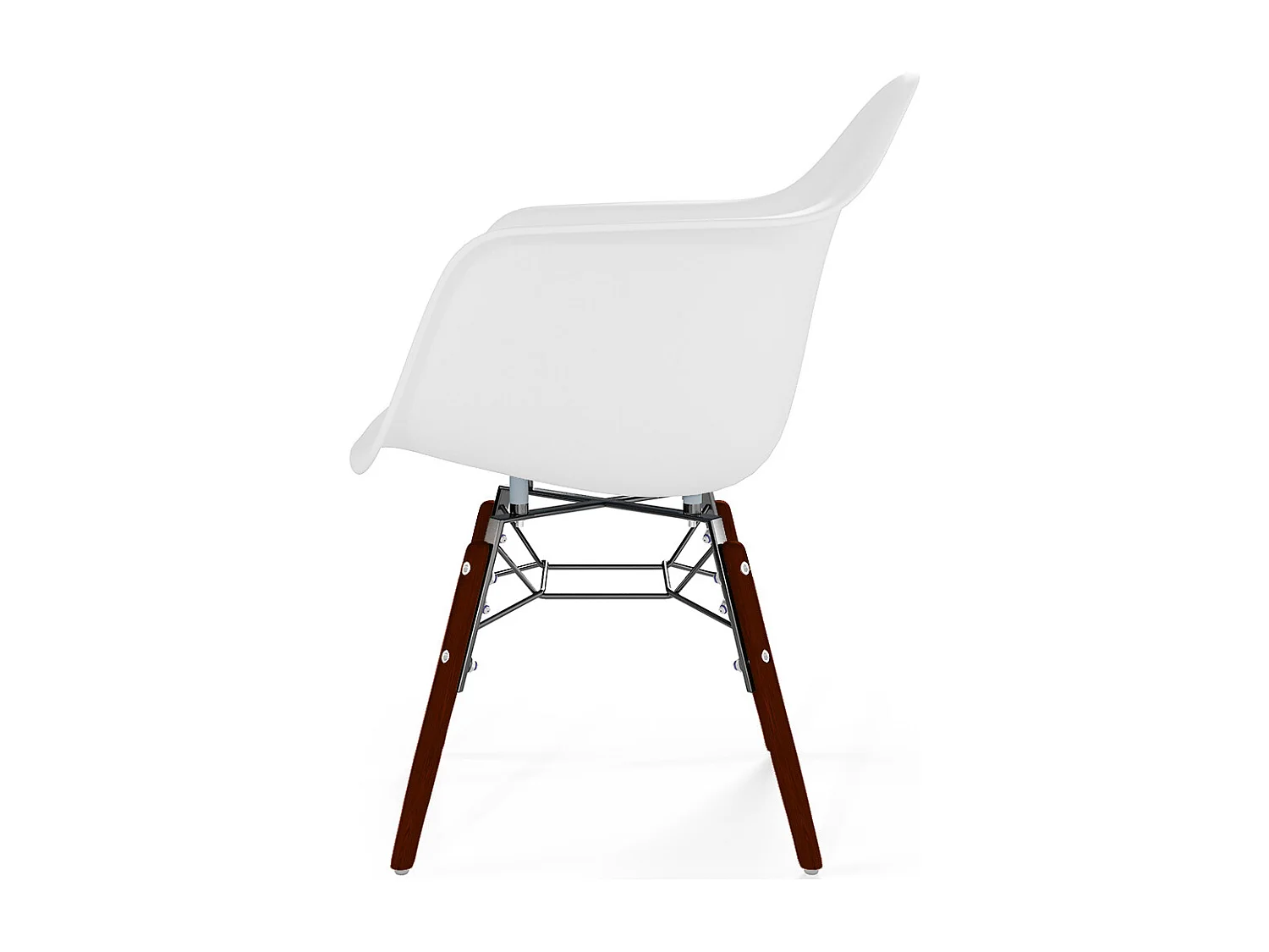 Sedia per bambini - Design scandinavo - Gambe in legno scuro - Nordika