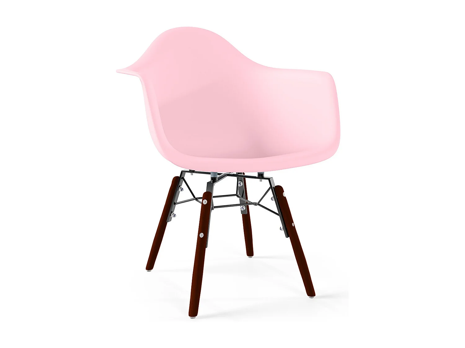 Sedia per bambini - Design scandinavo - Gambe in legno scuro - Nordika