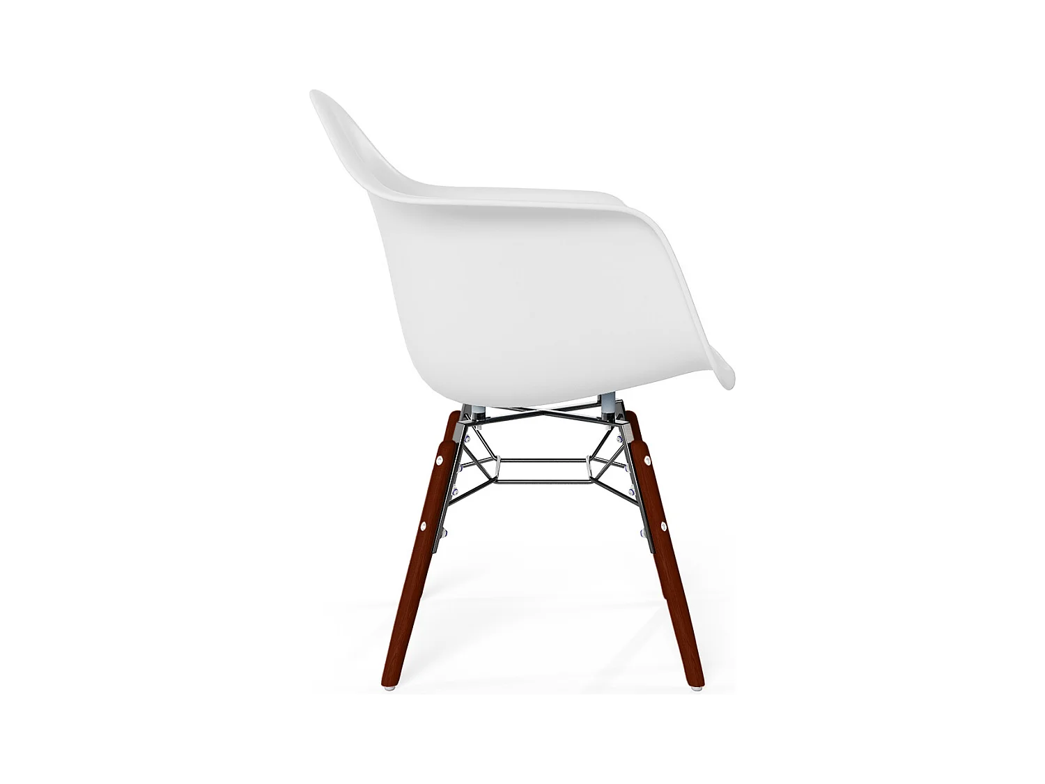 Chaise pour enfants - Design scandinave - Pieds en bois foncé - Nordika Bleu clair