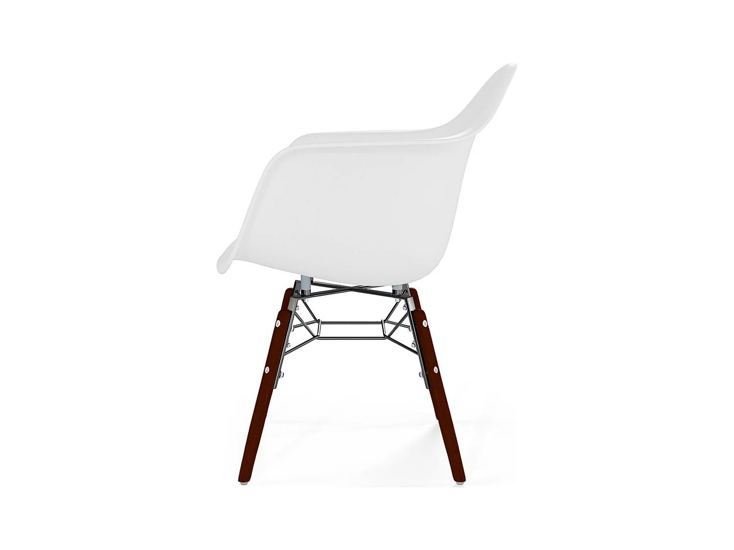 Chaise pour enfants - Design scandinave - Pieds en bois foncé - Nordika Bleu clair