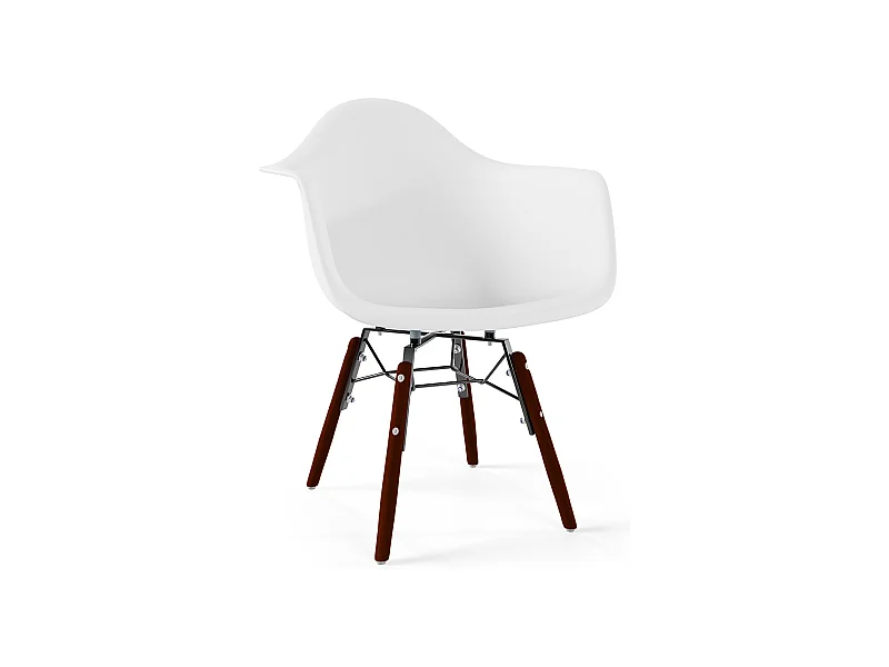 Silla Infantil - Diseño Escandinavo - Patas de Madera oscura - Nordika