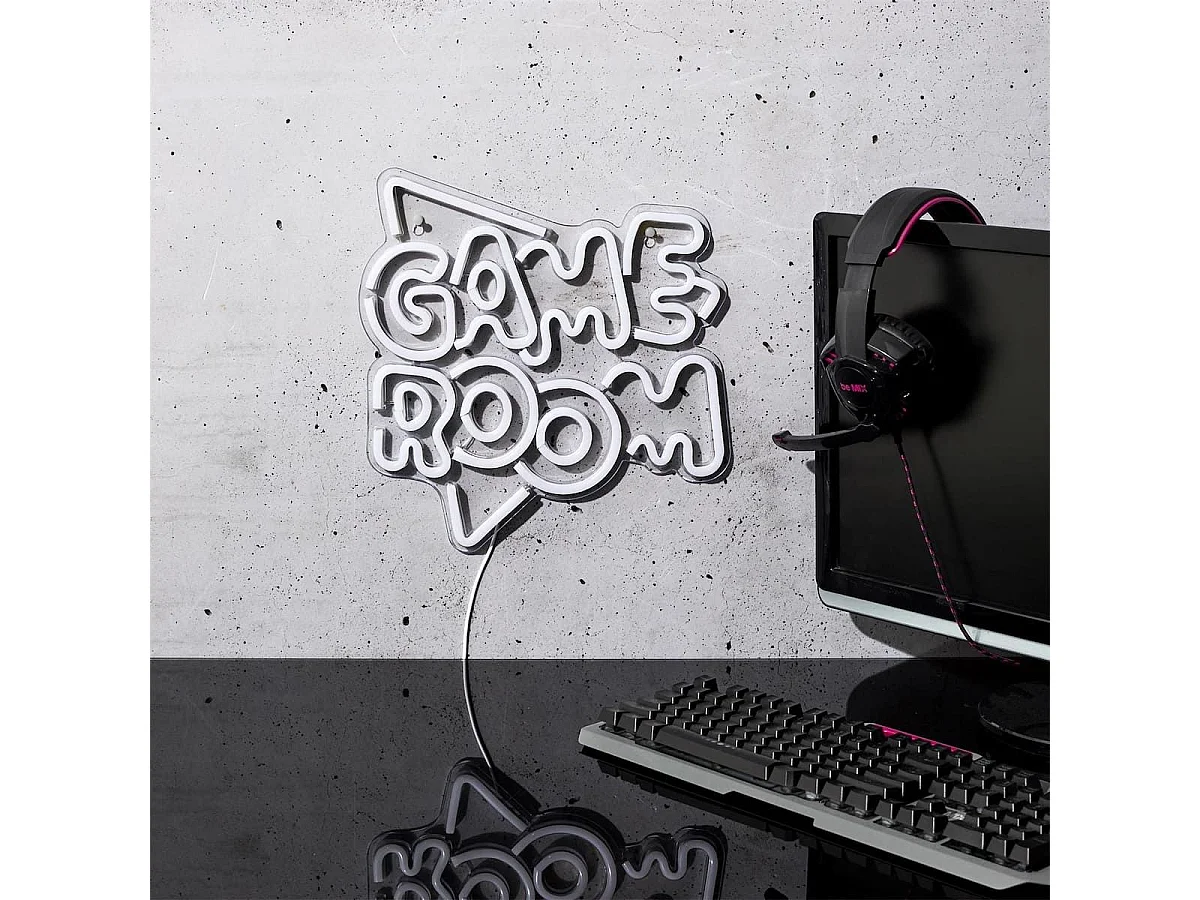 Lampe led effet néon mural game room sur port USB