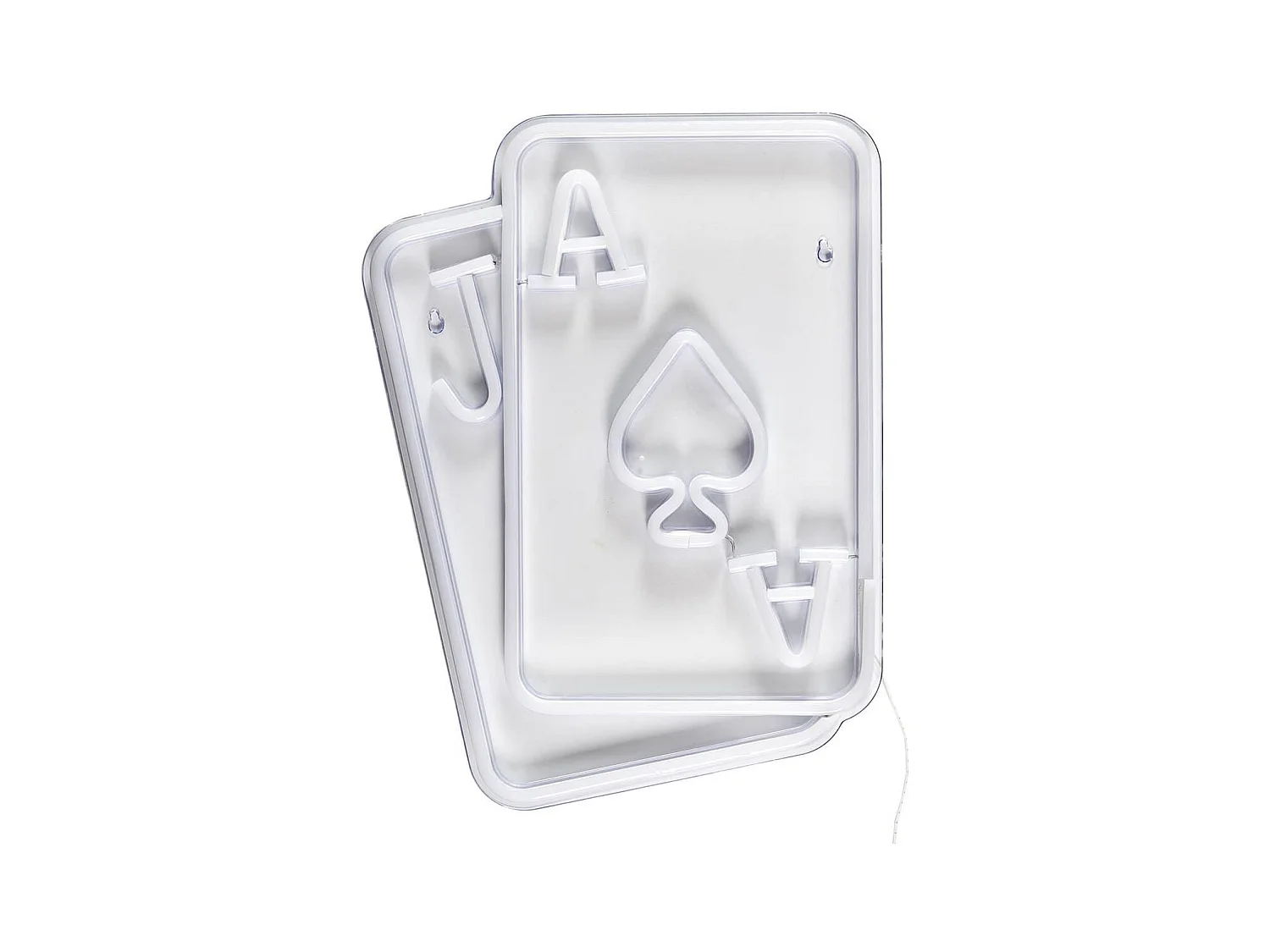 Lampe led effet néon mural carte de jeu avec port USB