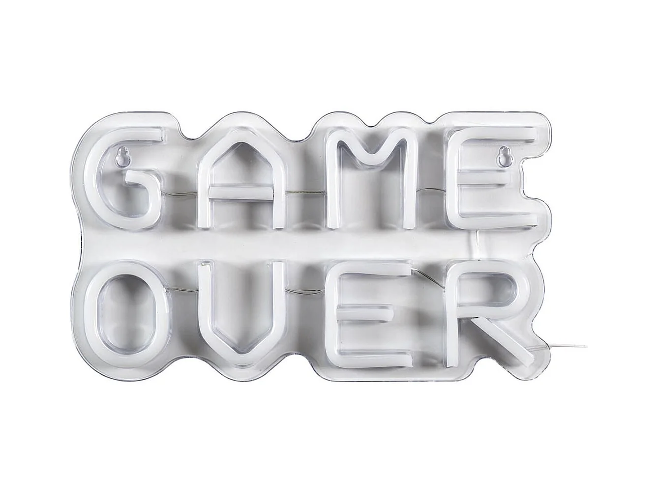 Lampe led effet néon mural game over avec port USB