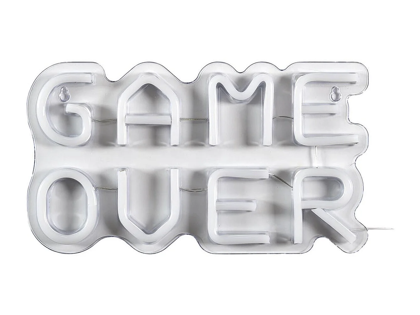Lampe led effet néon mural game over avec port USB