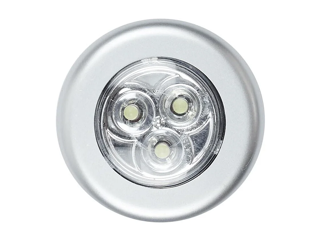 Pack de 3 lampes LED nouvelle génération adhésives allumage Push
