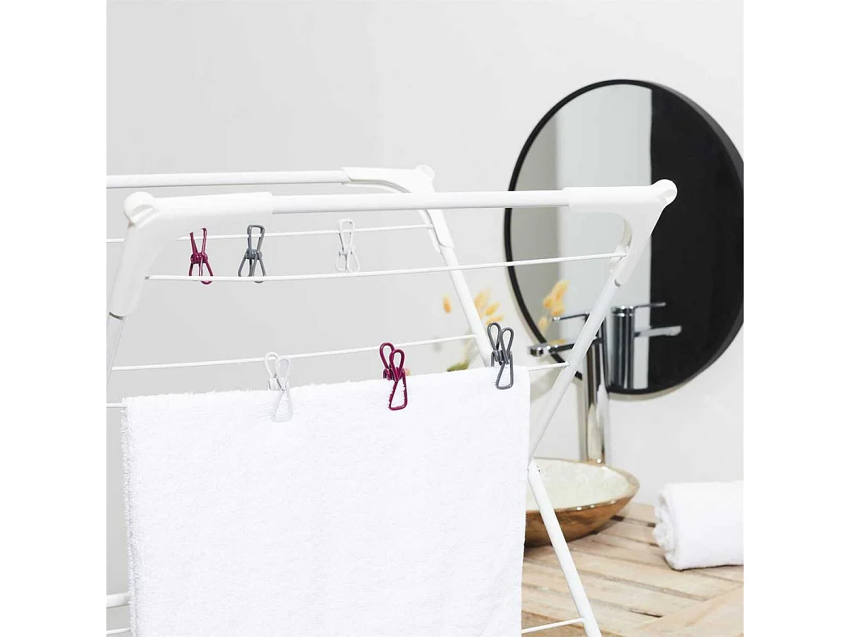 Lot de 2 packs de 9 pinces ferme-sachets en métal