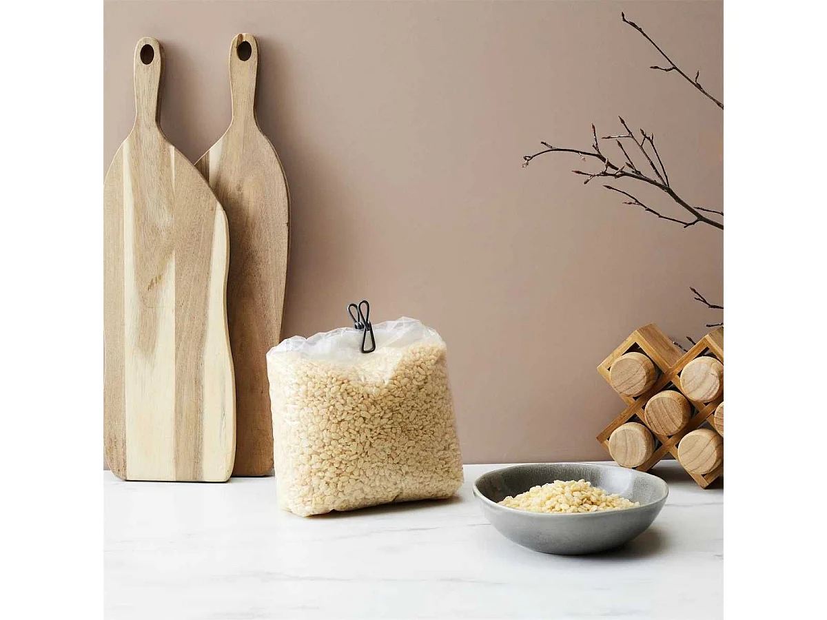 Lot de 2 packs de 9 pinces ferme-sachets en métal