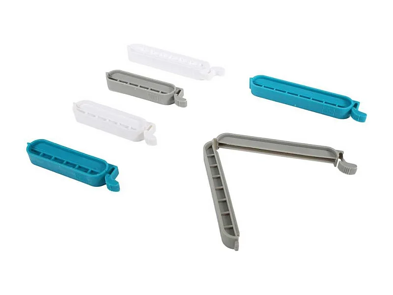 Lot de 2 packs de 10 pinces ferme-sachet