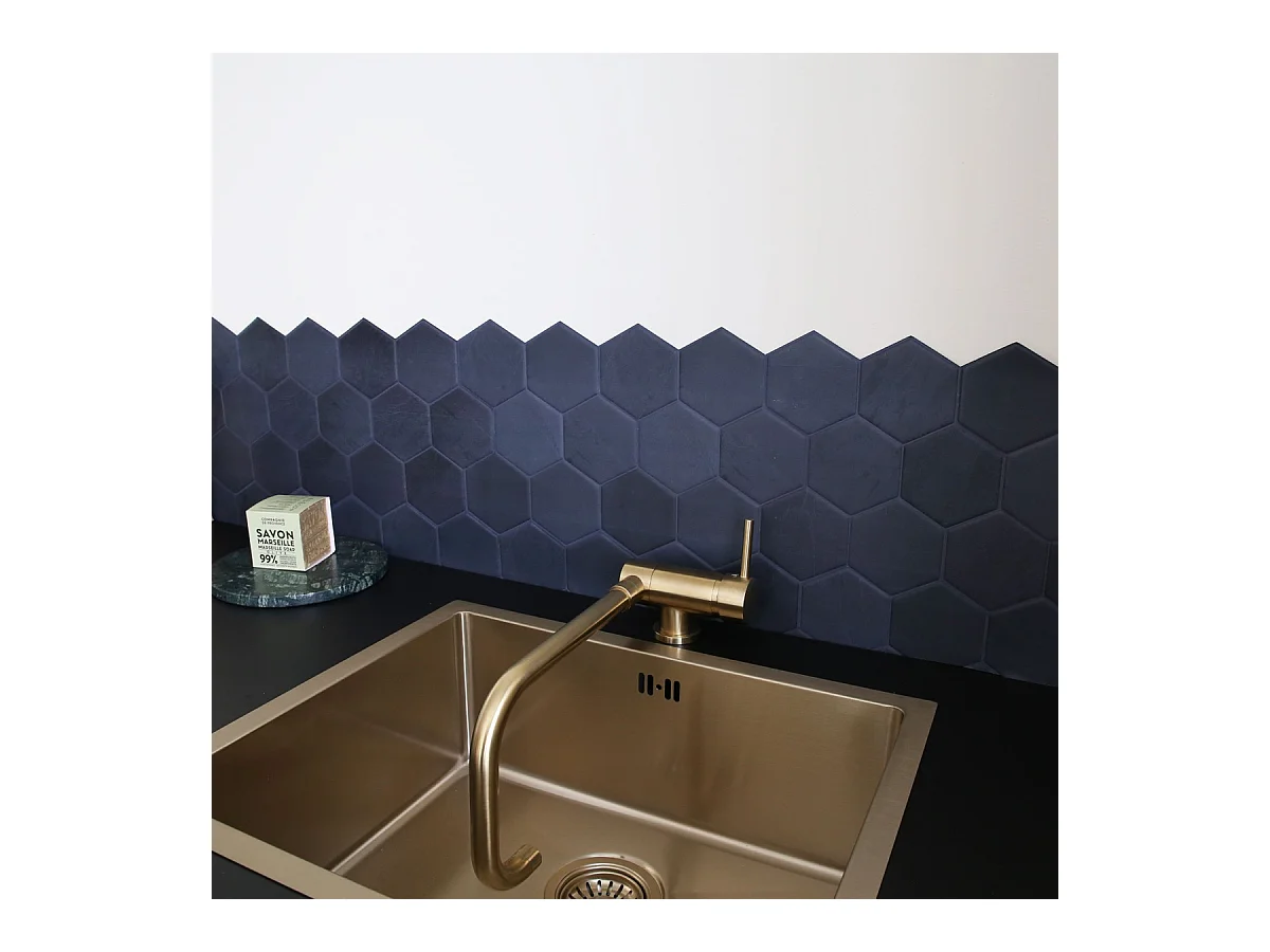 New Oslo mitigeur évier or brossé rabattable 'spécial fenêtre' - Essebagno