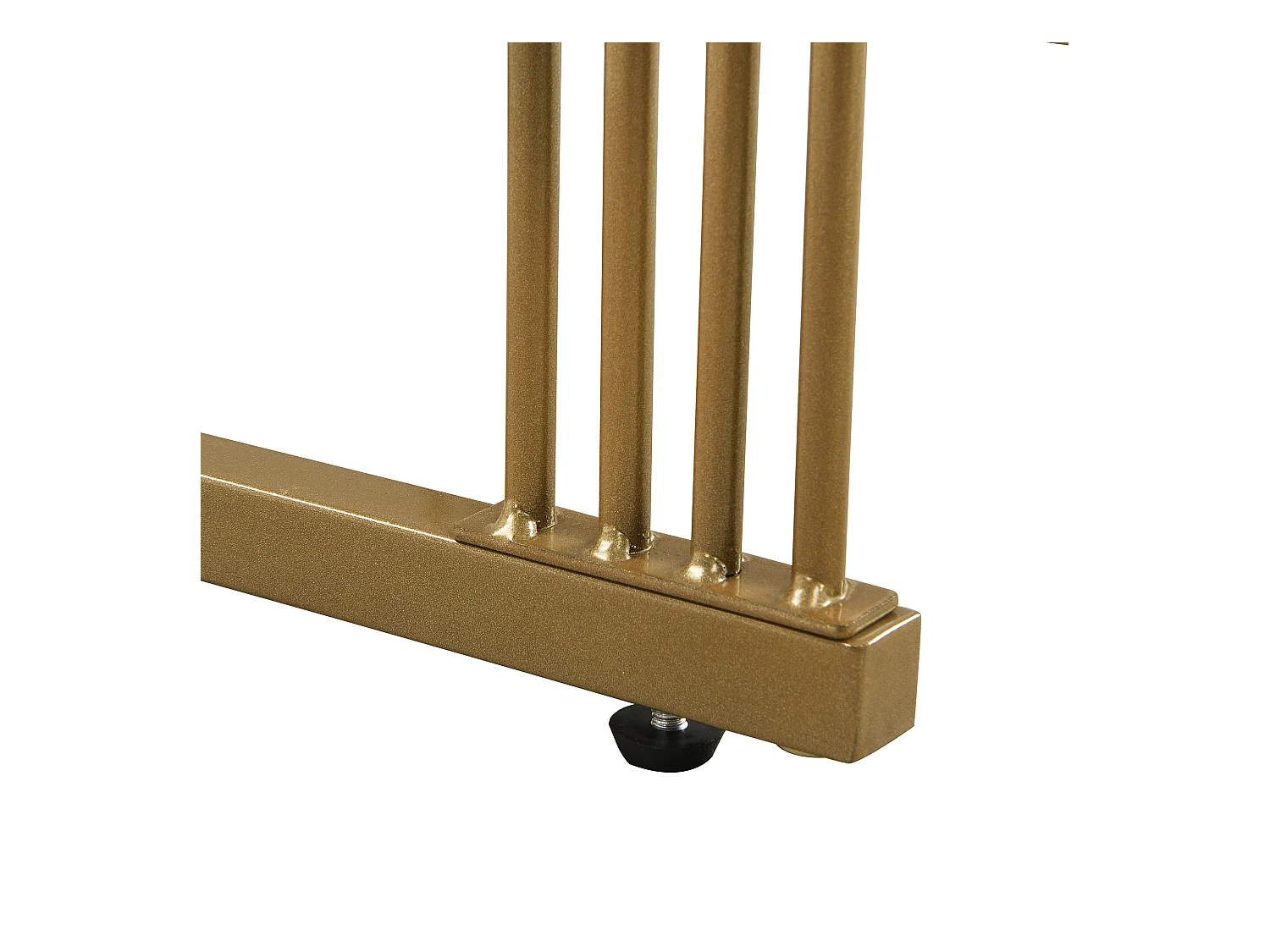 Lot de 2 tables basses carrées empilables avec tiroir, placage de marbre blanc, cadre doré