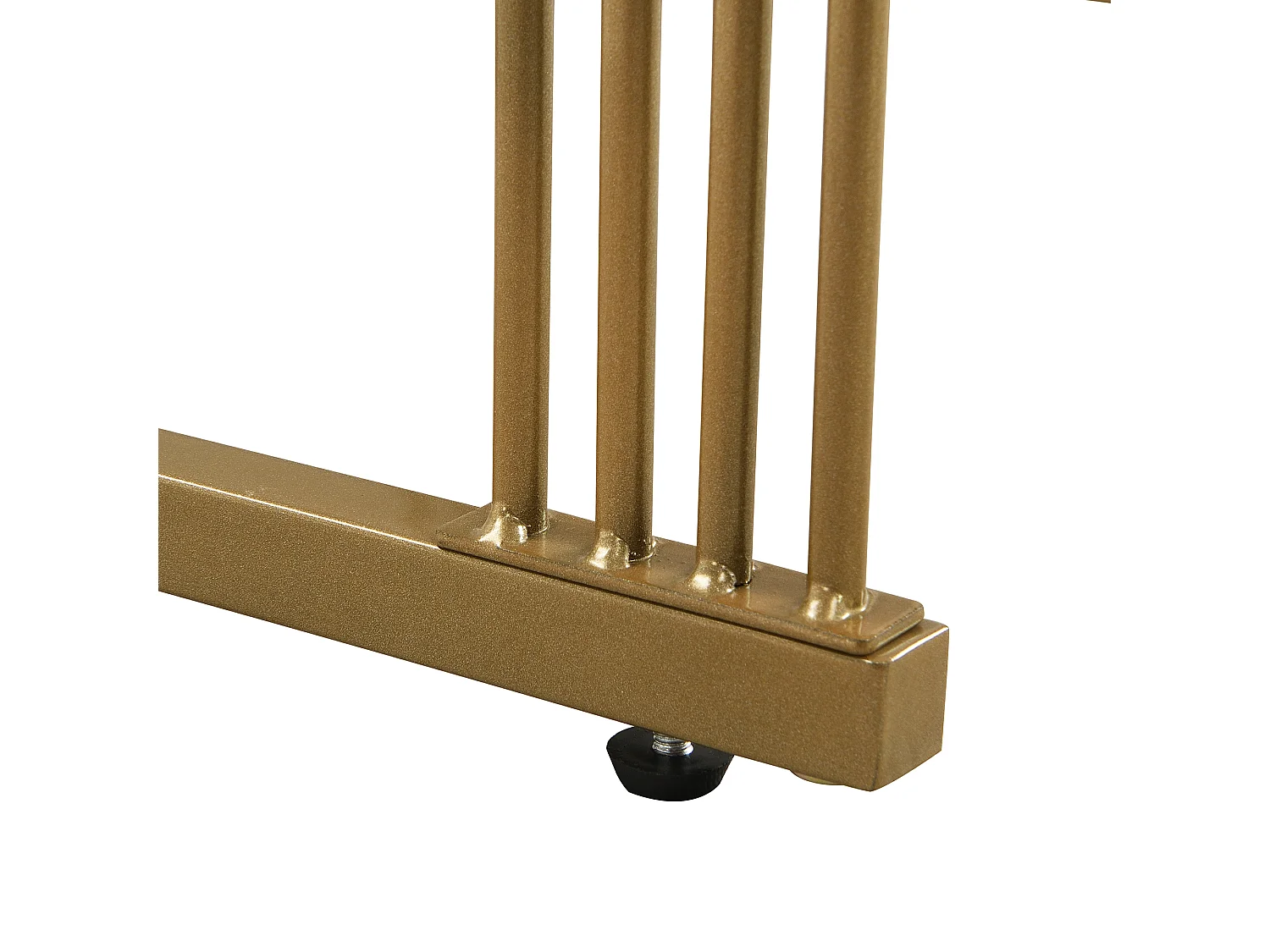 Lot de 2 tables basses carrées empilables avec tiroir, placage de marbre blanc, cadre doré