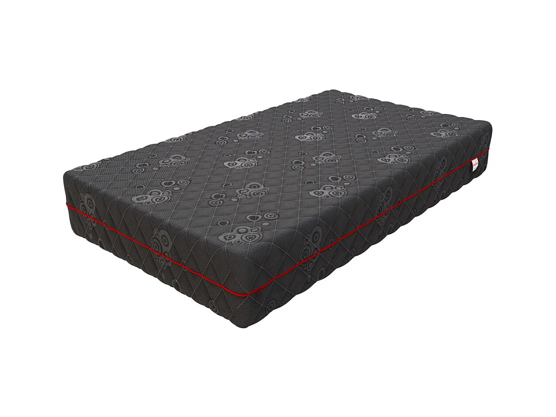 Matelas Black 160x200  - Mémoire de forme - Latex - Ressort ensachés - Epaisseur 22 cm