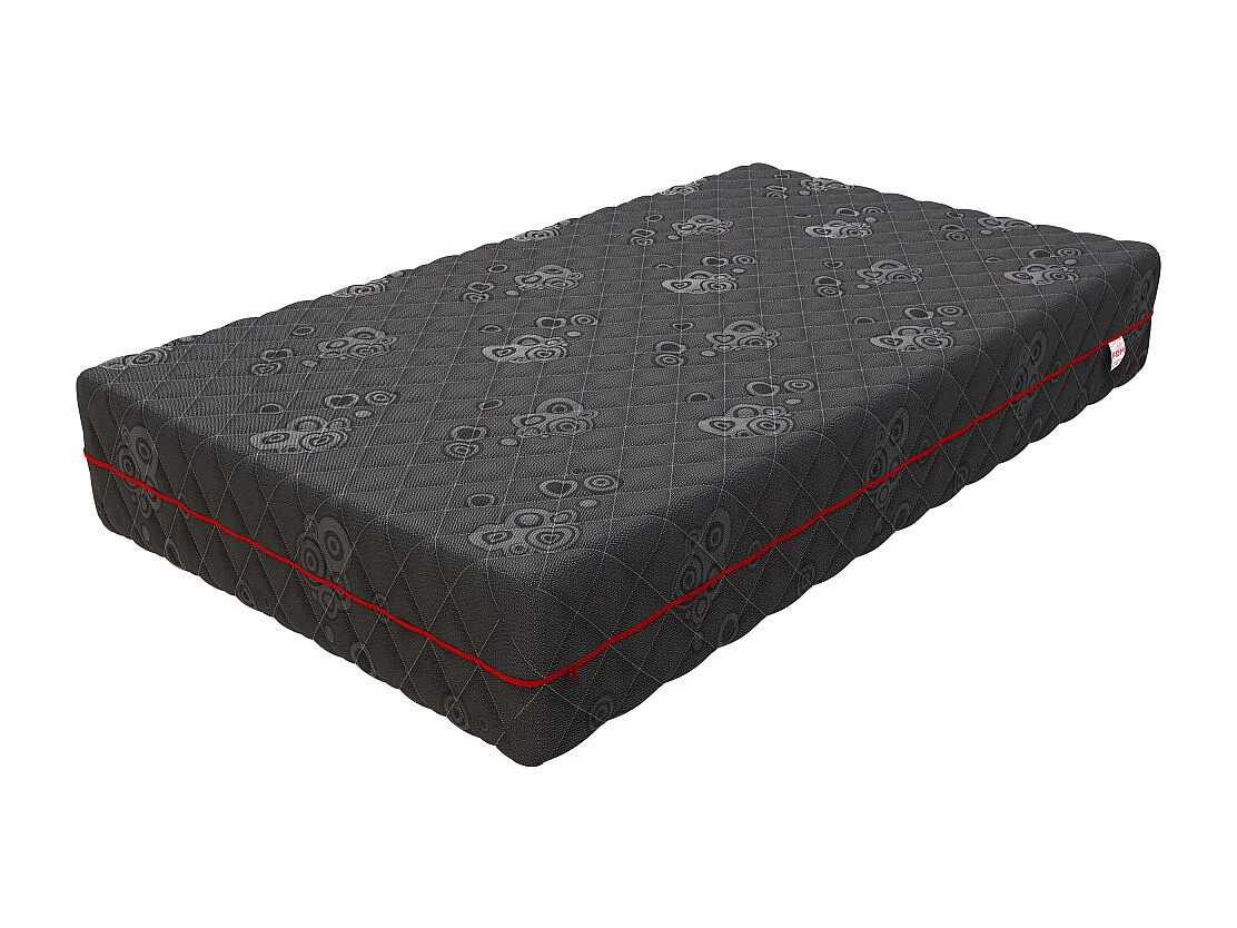Matelas Black 160x200  - Mémoire de forme - Latex - Ressort ensachés - Epaisseur 22 cm