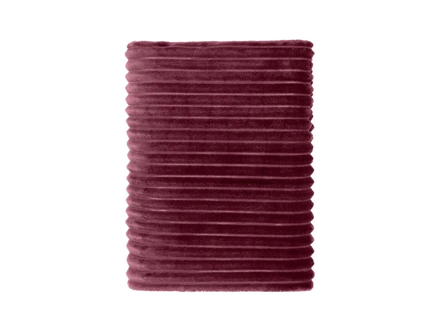 Plaid fourrure cocooning 150x200 bordeaux