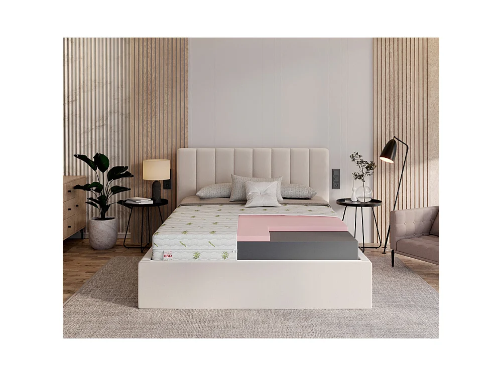Matelas ORSA 90x200 - 16cm - Mousse VISCO - Mémoire de forme