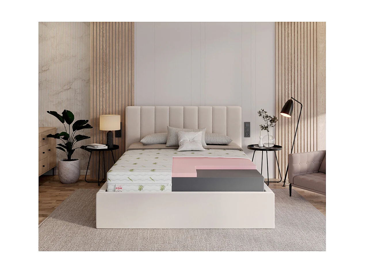 Matelas ORSA 140x200 - 16cm - Mousse VISCO - Mémoire de forme