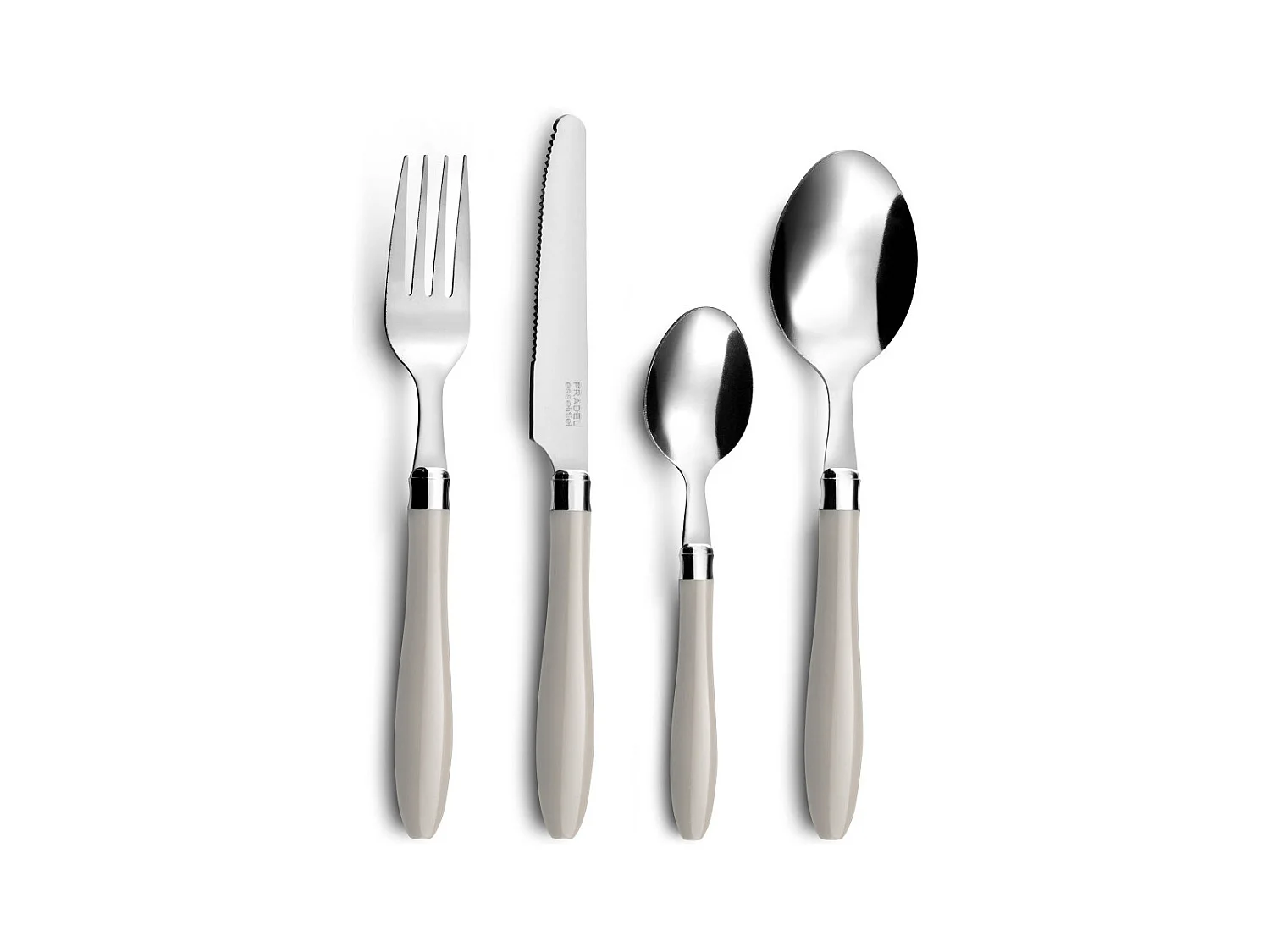 Réglisse Taupe - Ménagère 16 pièces