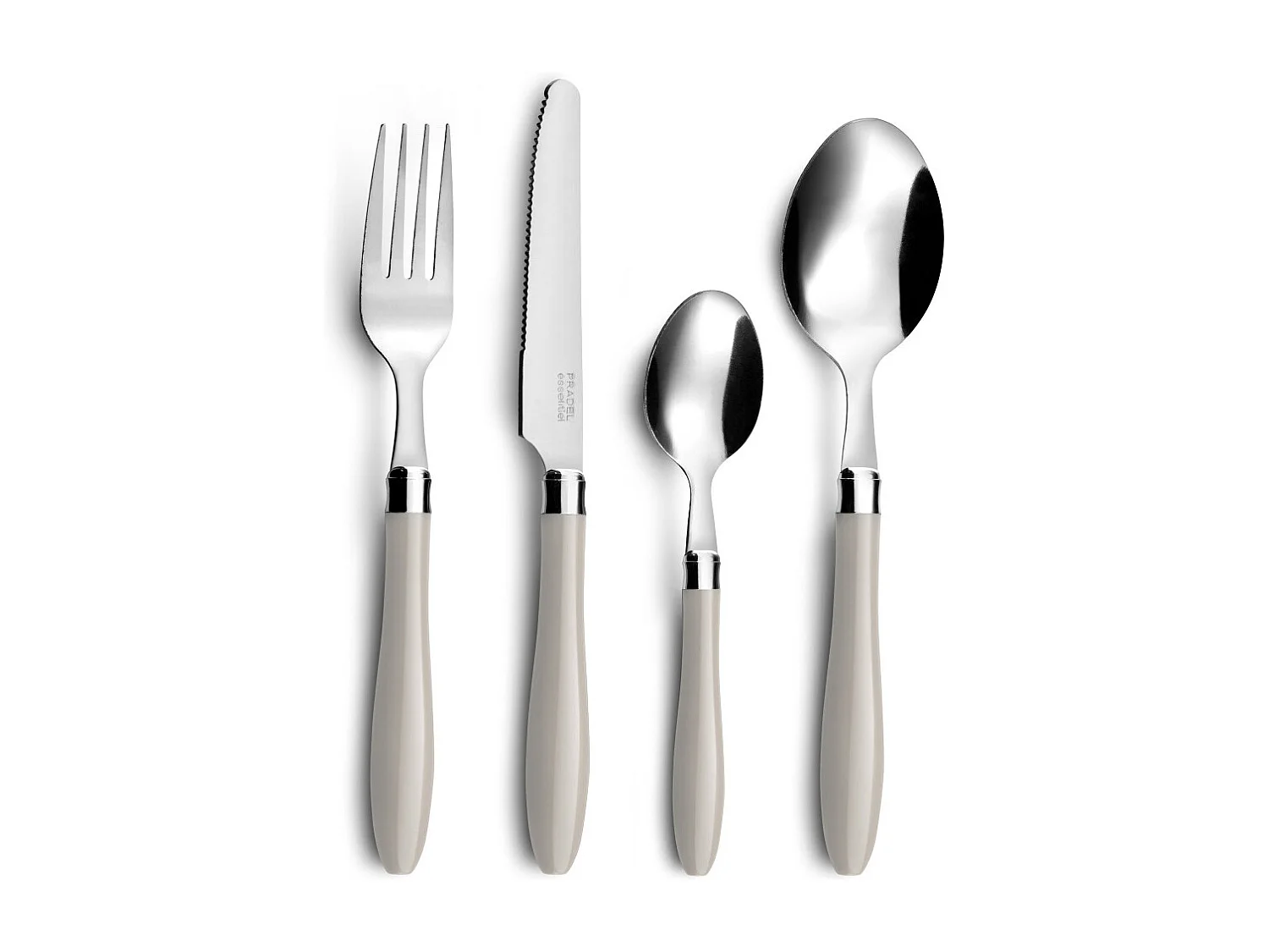 Réglisse Taupe - Ménagère 16 pièces