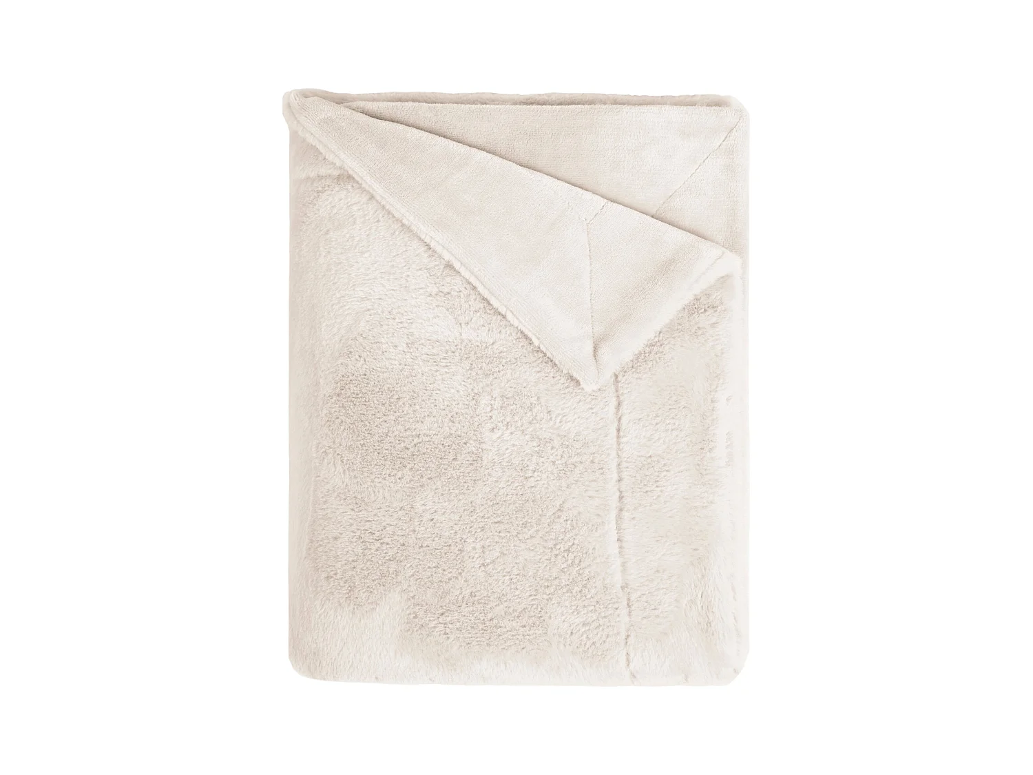 Plaid polaire chaud gris clair 130x170