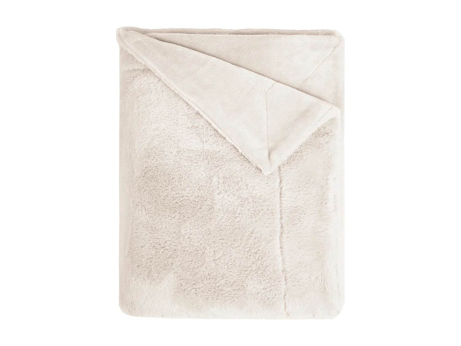 Plaid polaire chaud gris clair 130x170