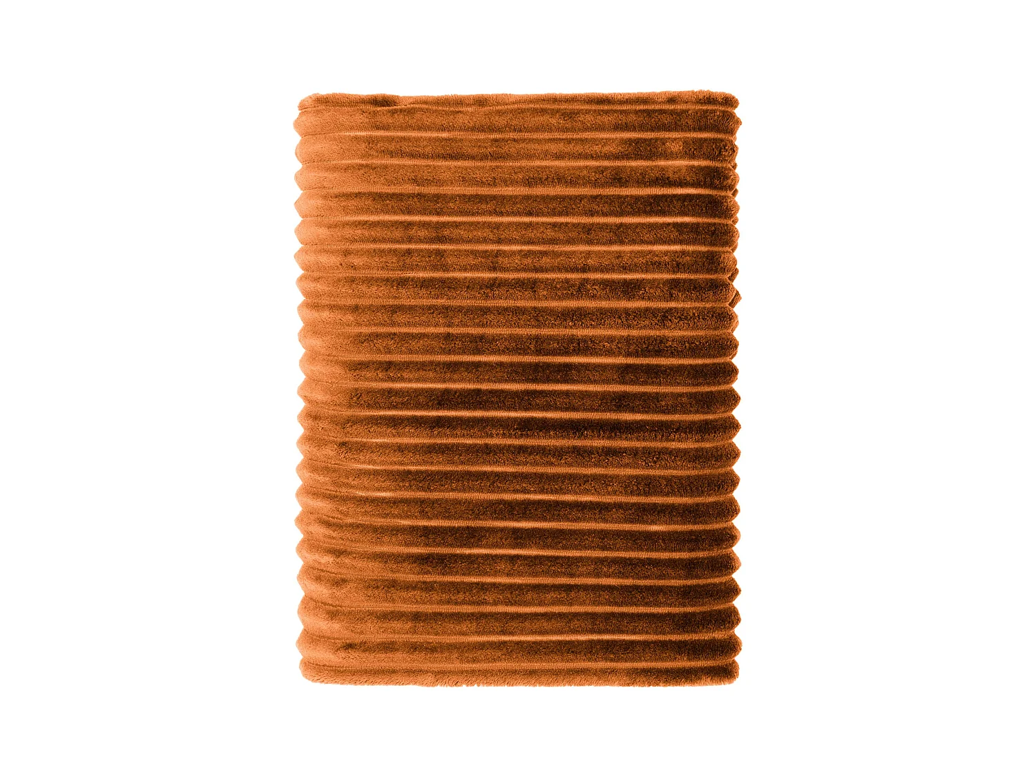 Plaid polaire cocooning 150x200 caramel
