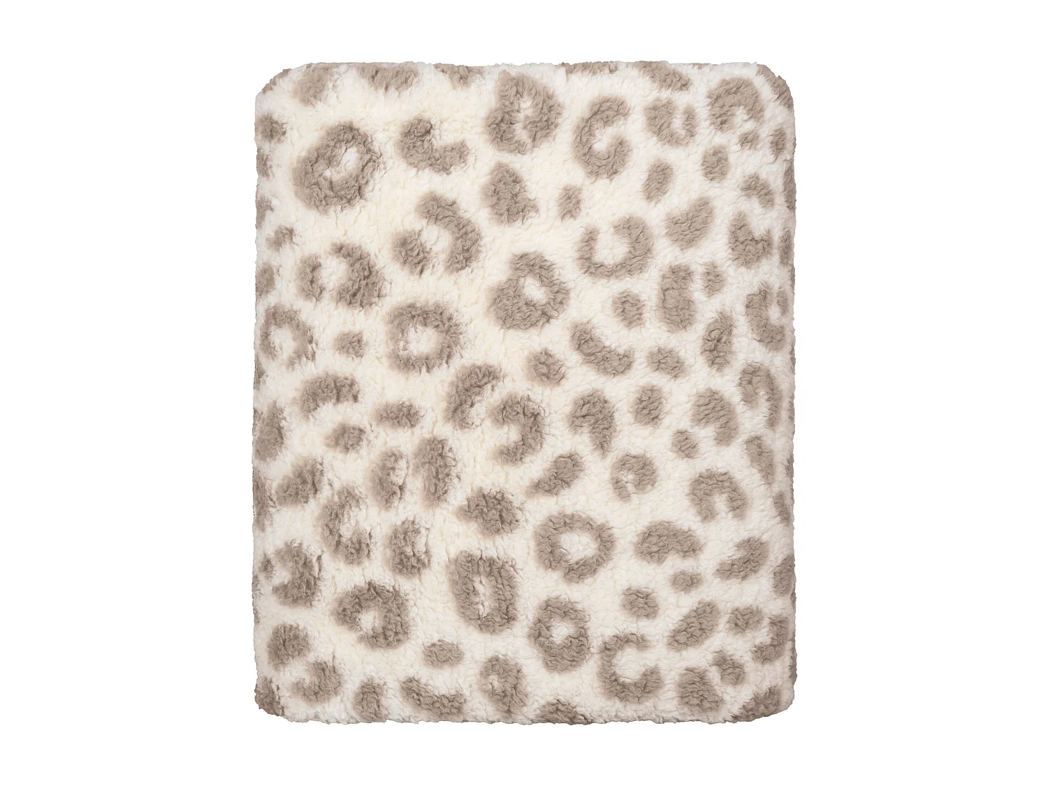 Plaid chaud cocooning beige 130x170 Leofur