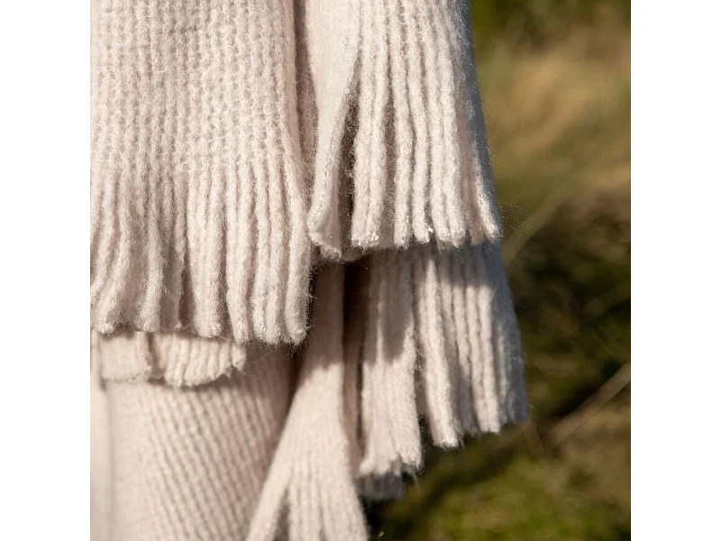 Plaid polaire chaud Pulli sable