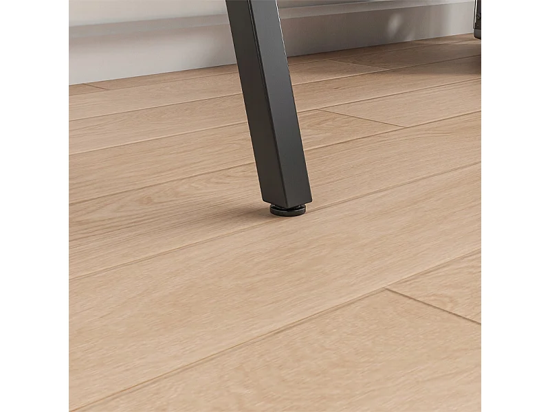 Secretária de Computador Loft Industrial Escolar Rústico Castanho Retrô 100 cm