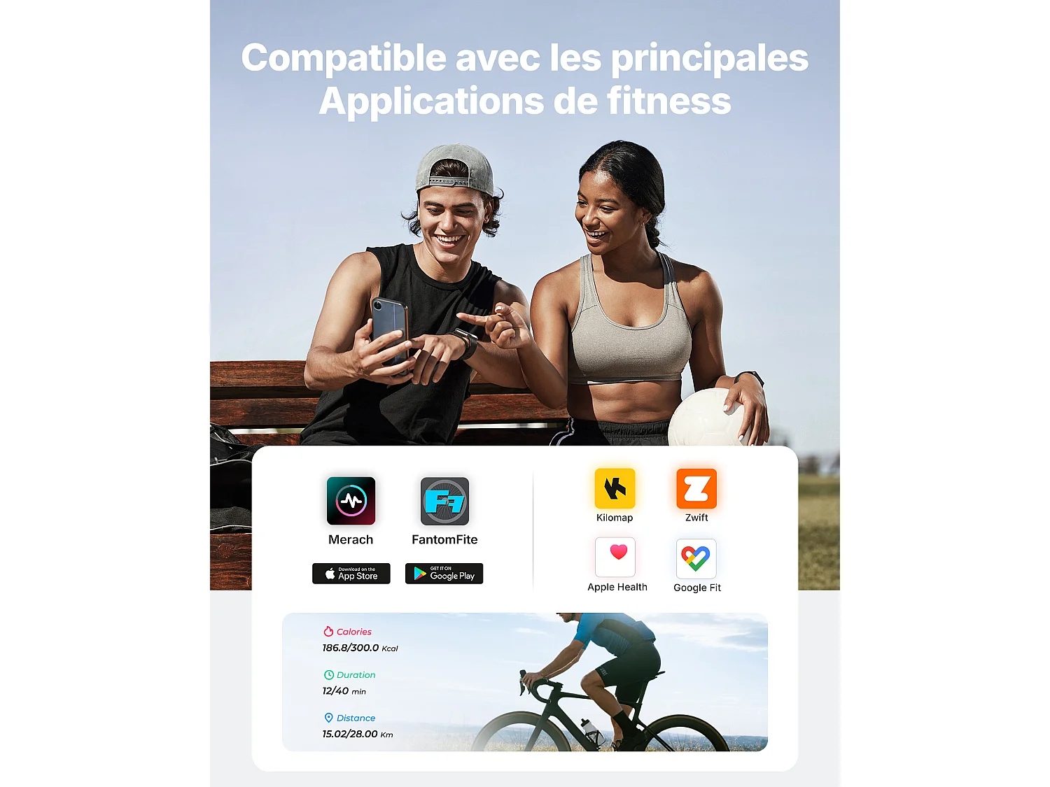 Vélo Magnétique MERACH, Roue d’Inertie 6kg, 8 Niveaux, Bluetooth, Écran HD 15,6″, Silencieux, Support Haltères, Fitness à Domicile